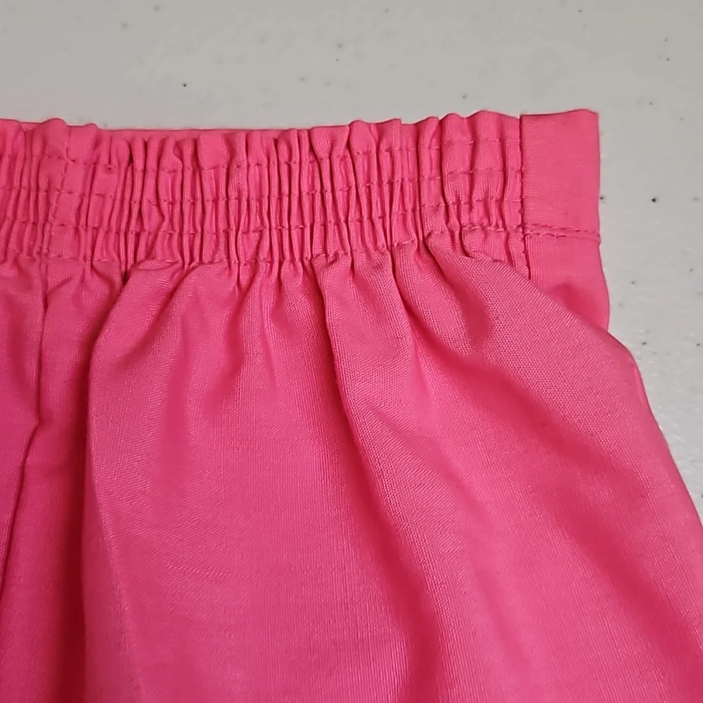 VINTAGE SEARS SHORTS KIDS PINK 5 ELASTIC WAIST GIRLS NWOT 60s